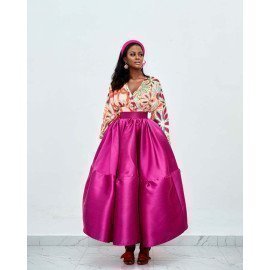 Womens Spring And Summer Elegant Chic Satin Pleated Skirt High Waist Luxury Fashion Solid Color Skirt_iimport Shop911227113/hoodmat.com