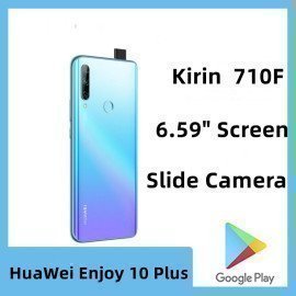 International Firmware HuaWei Enjoy 10 Plus Mobile Phone Kirin 710F Octa Core 6.59&quot; Full Screen 4GB RAM 128GB ROM Slide Camera _iimport ShenzhenJtwxS/hoodmat.com