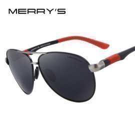 Design Men Classic Pilot Sunglasses Hd Polarized Sunglasses For Driving Aviation Alloy Frame Spring Legs Uv400 S8404 Merrys/hoodmat.com