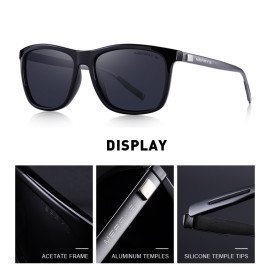Unisex Retro Aluminum Sunglasses Polarized Lens Vintage Sun Glasses For Men/Women S8286 Merrys/hoodmat.com