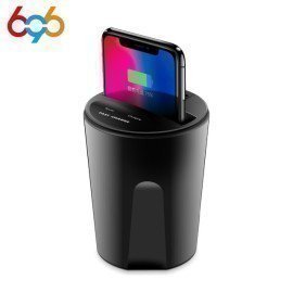 Cn9 Qi Wireless Charger Cup Socket Quick Charge 3.0 Fast Charging Qc3.0 Charge Stand/Holder For Iphone Xs Max/X/8 Samsung Lg 696/hoodmat.com