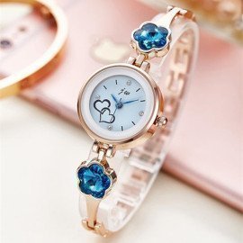 New Fashion Rhinestone Watches Women Luxury Stainless Steel Quartz Watch Women Dress Bracelet Watches Ladies Clock Relojes 2018 Jw Wristwatches/hoodmat.com