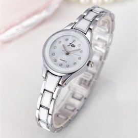 Luxury Brand Silver Watches Women Gold Bracelet Quartz Watch Ladies Stainless Steel Fashion Casual Dress Wristwatches Clock  jw wristwatches//hoodmat.com