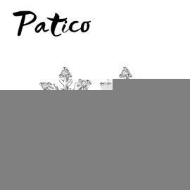 Women Classic Snowflake Stud Earrings 925 Sterling Silver Color Crystal Earrings For Wedding Engagement Party Jewelry Patico/hoodmat.com