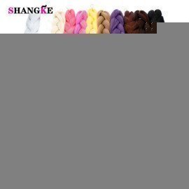82&Quot; 165G/Pack Synthetic Kanekalon Braiding Hair Extensions Jumbo Braids Hairstyle Blue Pink Green  Shangke/hoodmat.com