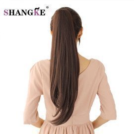 Long Claw Ponytail Hairpiece Clip In Hair Extension Heat Resistant Synthetic Hair Tail Long Ponytail Clip Fake Hair Shangke/hoodmat.com