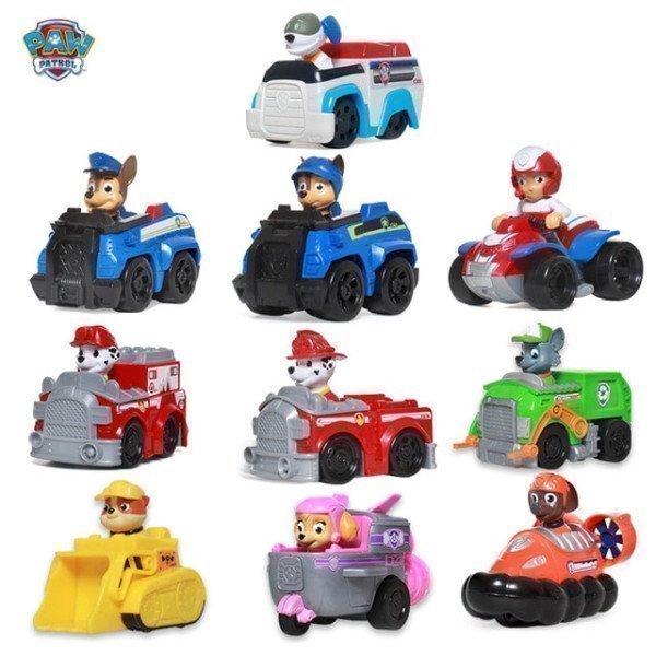 Genuinel Paw Patrol Puppy Patrol Dog Car Patrulla Canina Toys Action Figures Model Toy Chase Marshall Ryder Vehicle Car Kid Toy  Wonder Toy World/hoodmat.com