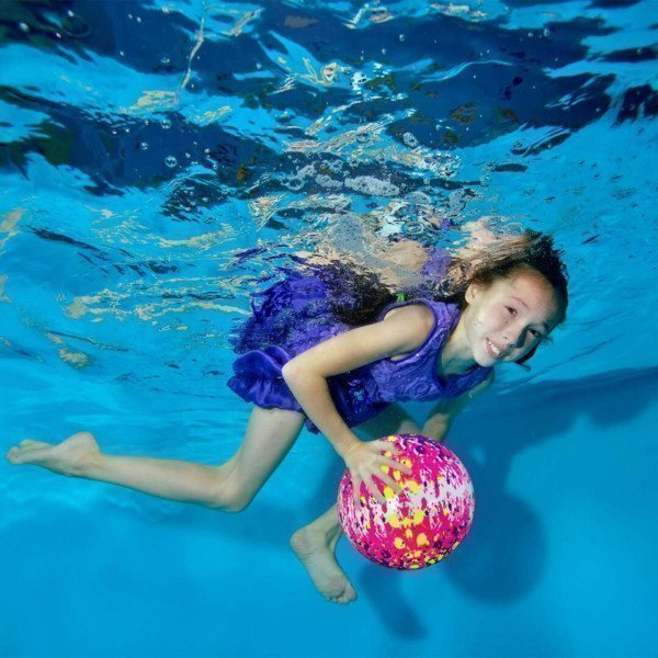 Swimming Pool Ball Floating Toys Ball With Hose Joint Underwater Game Inflatable Water Drops 9 Inches _iimport inhzoy/hoodmat.com_RiteVilage