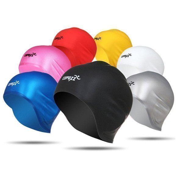 Adults Swimming Caps Waterproof Swim Pool Cap Ear Protect 2PC Large Natacion Badmuts Silicone Diving Swimming Hat _iimport ArrowhuntS/hoodmat.com_RiteVilage