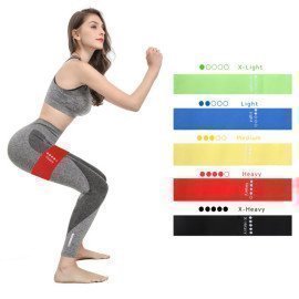 5pcs Yoga Stretch Band Training Pull Rope For Pilates Hip Belt Fitness Hip Loop Resistance Bands Squat Belt Newest _iimport ArrowhuntS/hoodmat.com_RiteVilage