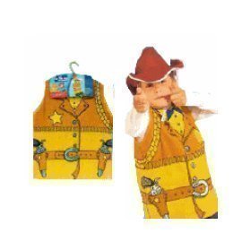 1 Piece Of Children  Cowboy Costumes Size (3-7Year Old )      Lauchen/hoodmat.com