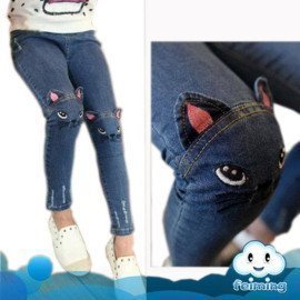 1 Pieces Of  Jeans Pants For Children Available With Various Sizes ][Retail Purchase|Hoodmat.Com