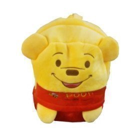 1 Pieces Of  Plush Pooh Backpack Carton Animated School Children Bag For Kid Size 35 By 27 By 12 (Medium) ][Retail Purchase|Hoodmat.Com