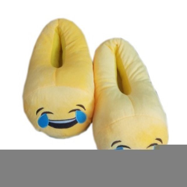 1 Pieces Of  Popular Winter Warm Indoor Soft Plush Tears Emoji Slipper ][Retail Purchase|Hoodmat.Com