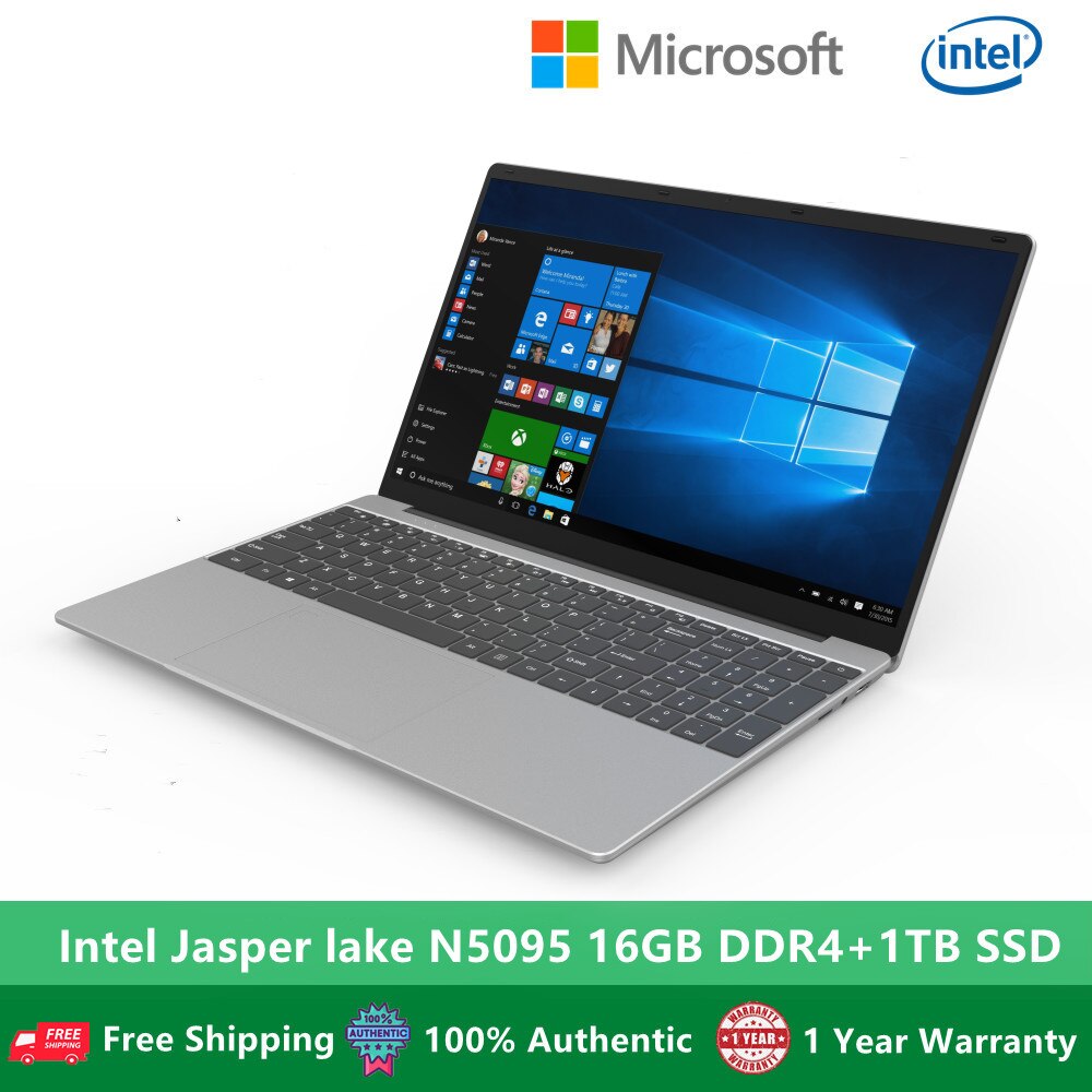 Office Laptop Notebook  15.6Inch 1920x1080 N5095 16GB DDR4 Windows10 Metal Body Gaming Computer Touchpad Fingerprint Backlit _iimport XDroneTabletS/hoodmat.com