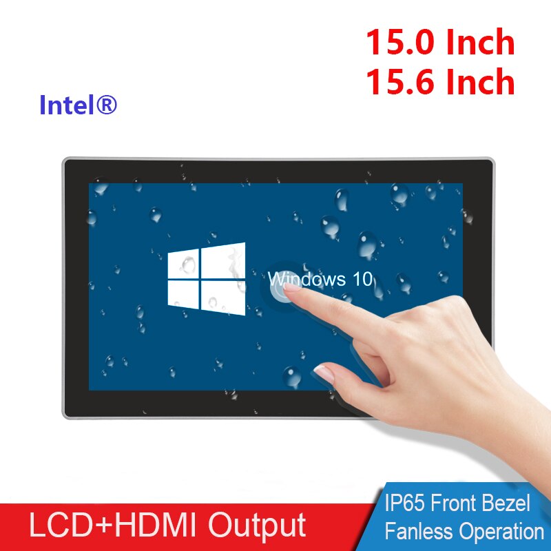 Industrial Console Win10 All In One Computer Embedded PC Kiosk Touchscreen Tablet Intel I5 I7 15