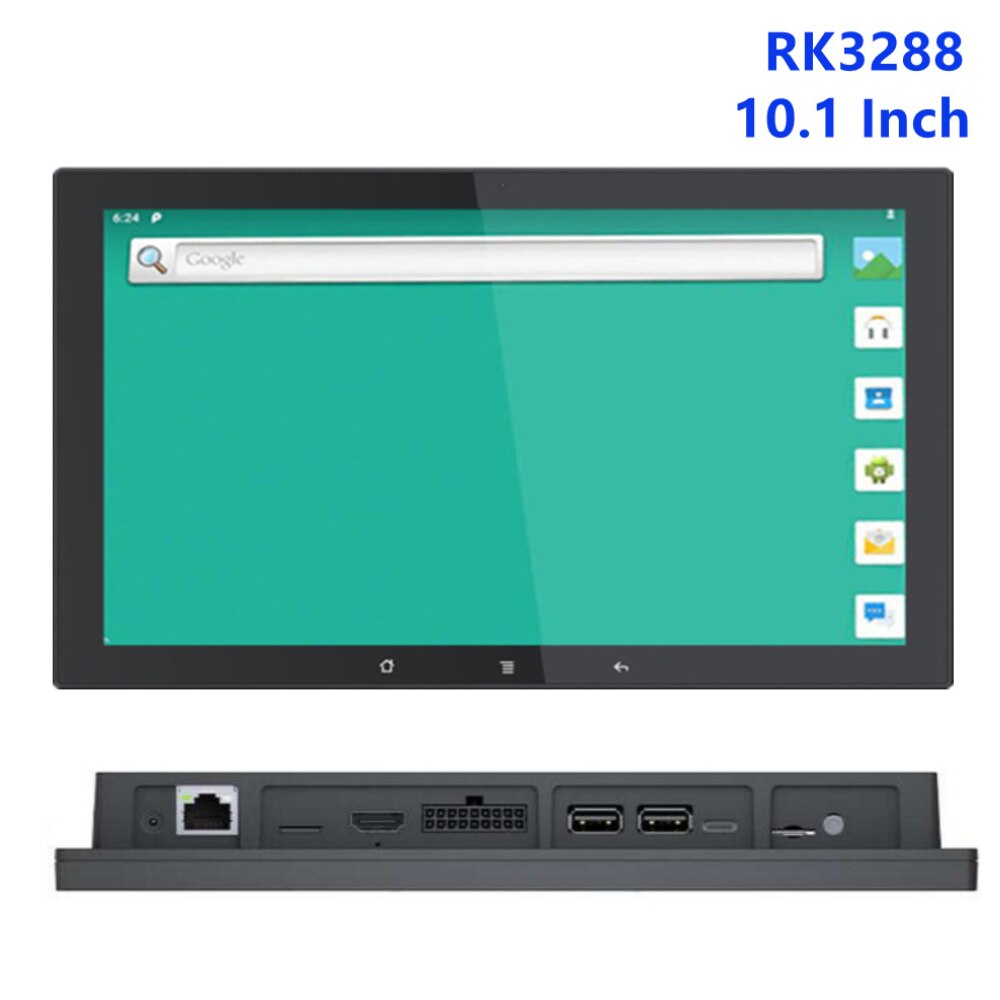 Industrial Android Mini PC Panel Wall Mount  K10R All In One Computer 1000nits Touch Screen 10.1
