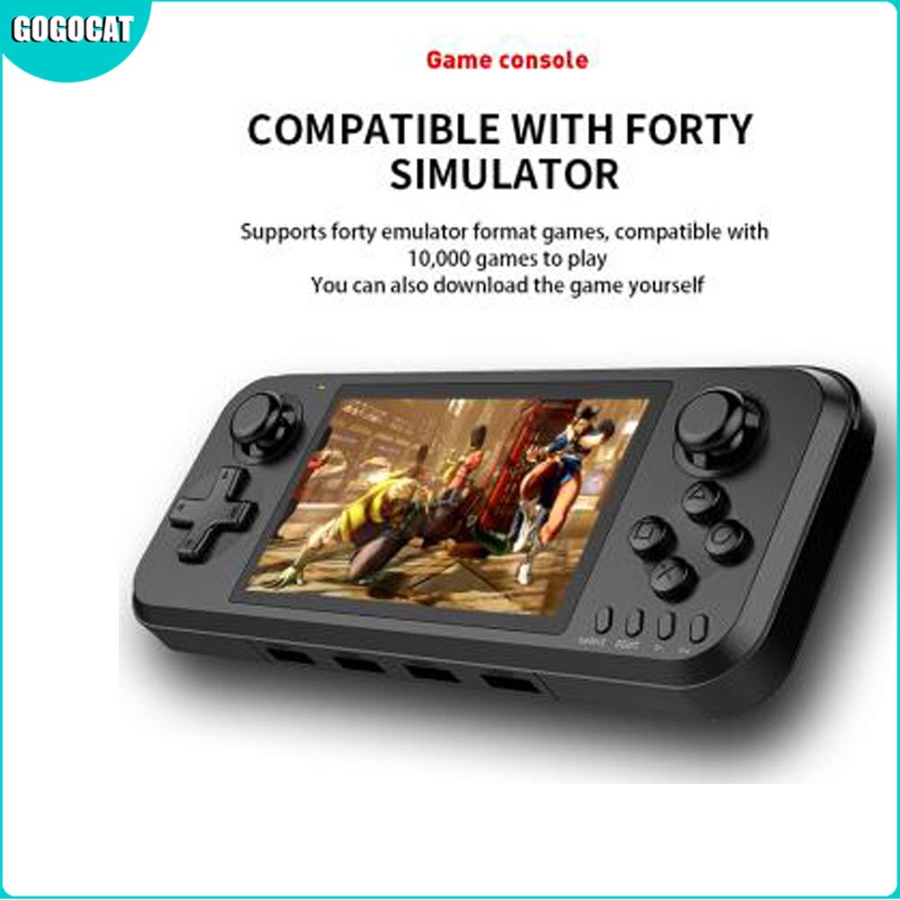HD TV-out Retro Video Game Console Portable Handheld Machine Linux Open System Simulators for PS1 for SFC MD Arcade 4 players _iimport Gogocat/hoodmat.com