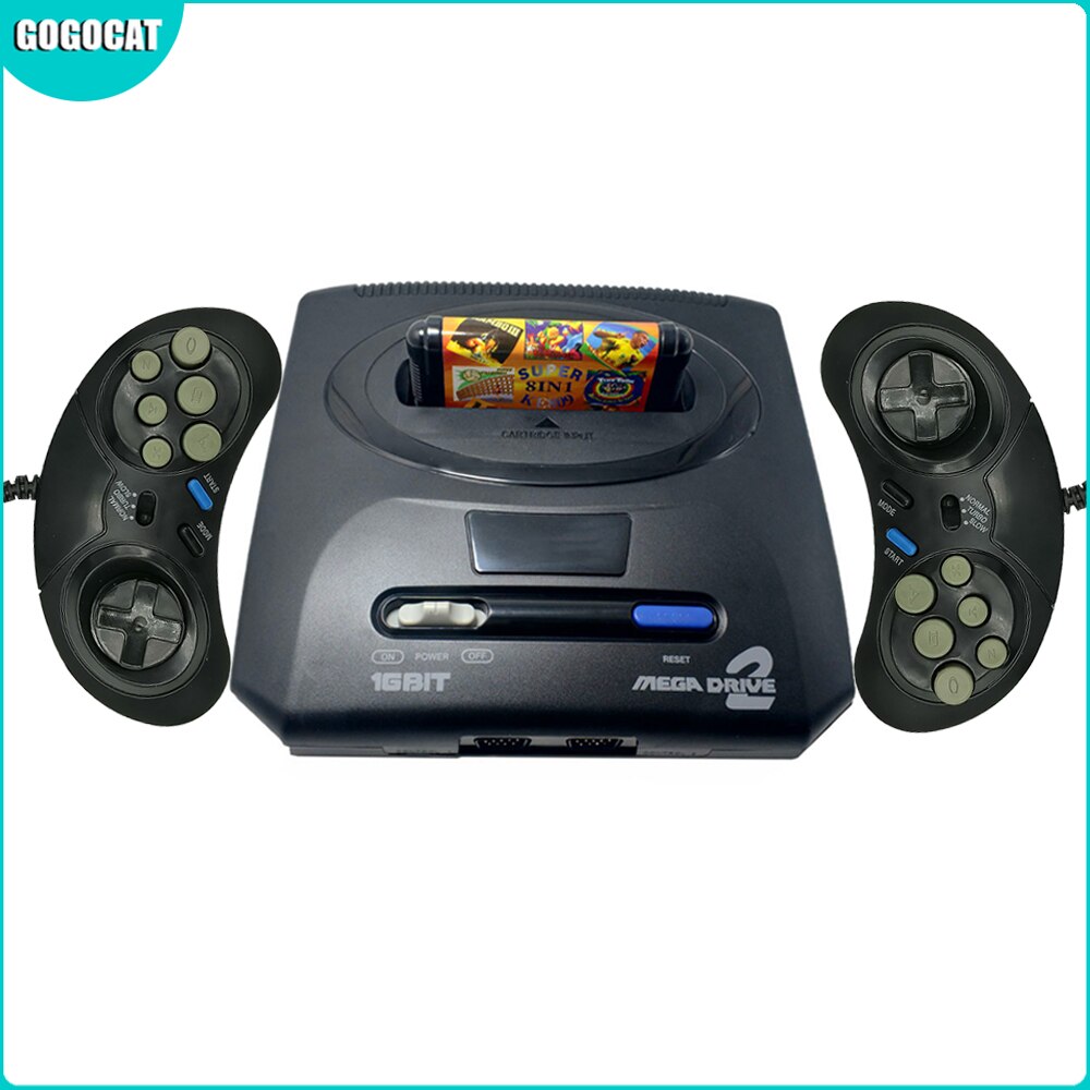 2019 New Retro Mini TV Video Game Console Controller For Sega MegaDrive MD2 16 Bit with AV output Double Wired Gamepads _iimport Gogocat/hoodmat.com