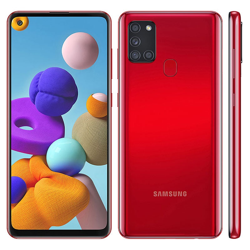 Samsung Galaxy A21s A217F Mobile Phone Octa core 6.5" Quad Camera 48MP 4G Android Fingerprint 3GB RAM 32GB ROM 4GB 64GB Dual SIM _iimport KingSeaTechS/hoodmat.com