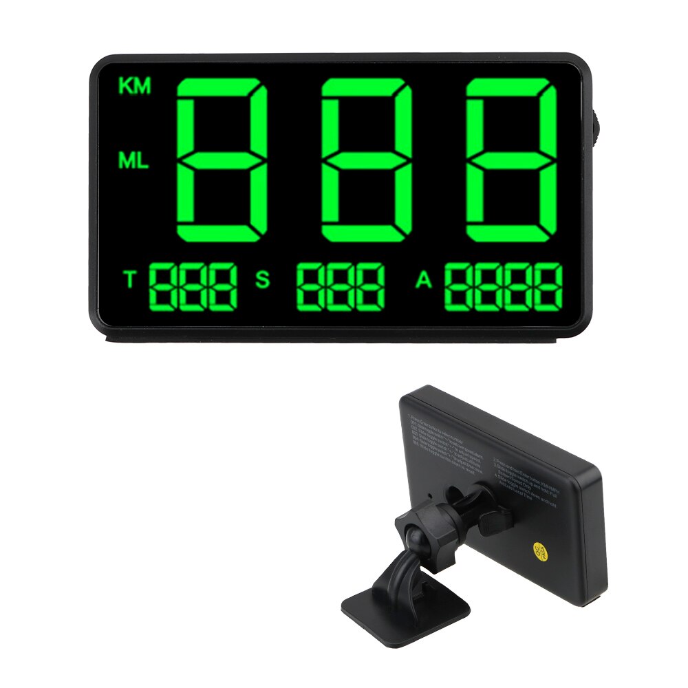 GPS Speedometer 4.5" C80 Speed Odometer Mileage HUD Display Digital Speed Alarm MPH KMH Altitude Display Projector _iimport FactoryDirectCollectedS /hoodmat.com