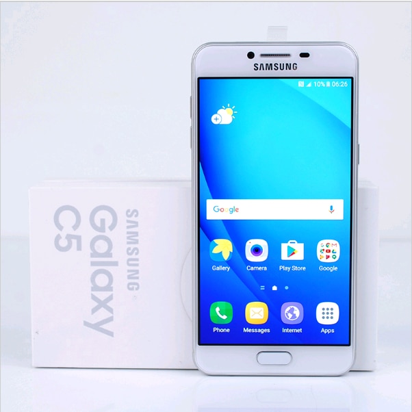 Unlocked Samsung Galaxy C5 C5000 5.2 Inch Octa-Core 4Gb Ram 32Gb/64Gb Rom Lte 16Mp 1080P Wifi Dual Sim Refurbished Mobile Phone Top Cpe/hoodmat.com