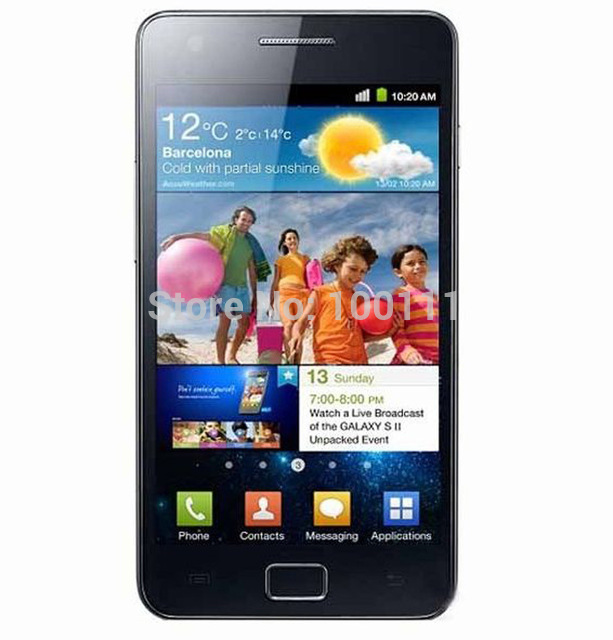 Original Unlocked Samsung Galaxy S2 I9100 Cell Phone 3G 8Mp Android Dual Core 4.3 Touch 16Gb Rom King Sea/hoodmat.com