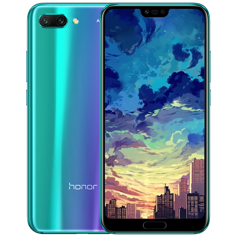 Global Version Huawei Honor 10 5.84 Inch 2280X1080P 4G Lte Smartphone Face Id Nfc Android 8.1 3400Mah Processor 24Mp Camera U-P+Onst./hoodmat.com