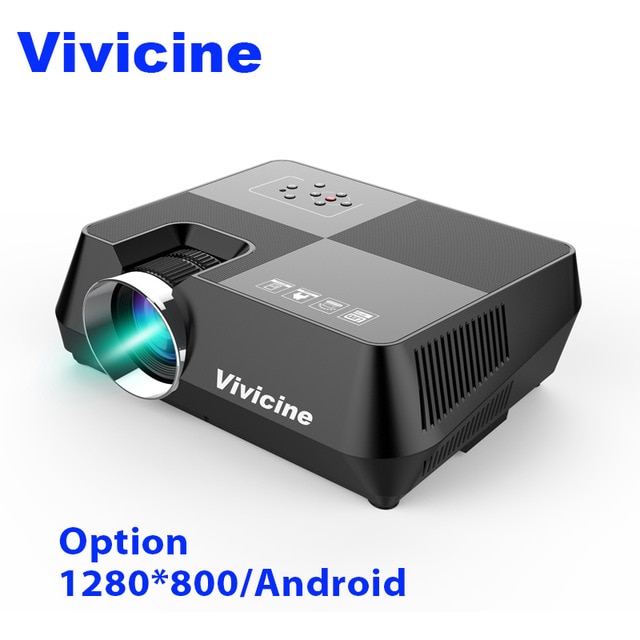 720P Hd Projector, Optional Android Wifi Bluetooth Hdmi Usb Pc Mini Led Proyector Handheld Movie Beamer For Video Games Vivicine/hoodmat.com