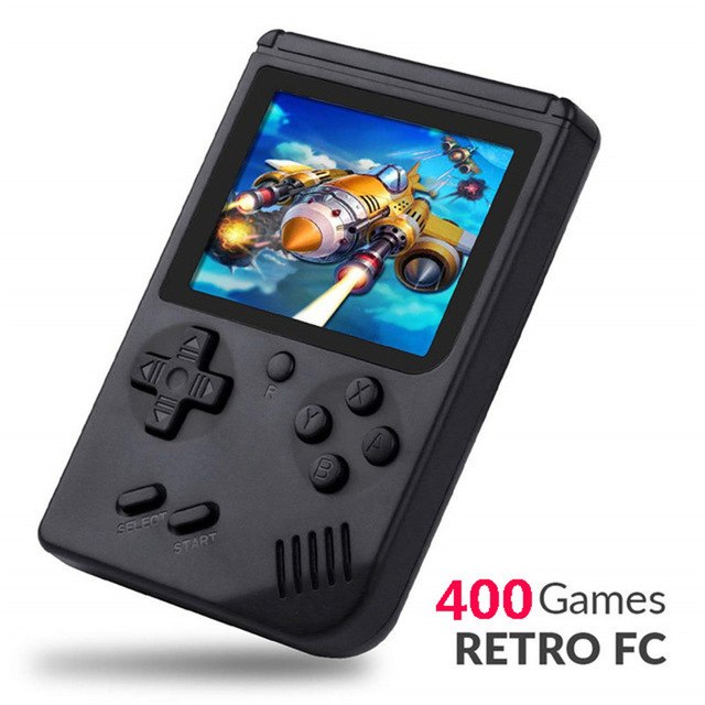 2019 Video Game Console 3 Inch Mini Pocket Handheld Game Player Built-In 400 Classic Games Best Gift For Child Nostalgic Player Game World 2/hoodmat.com