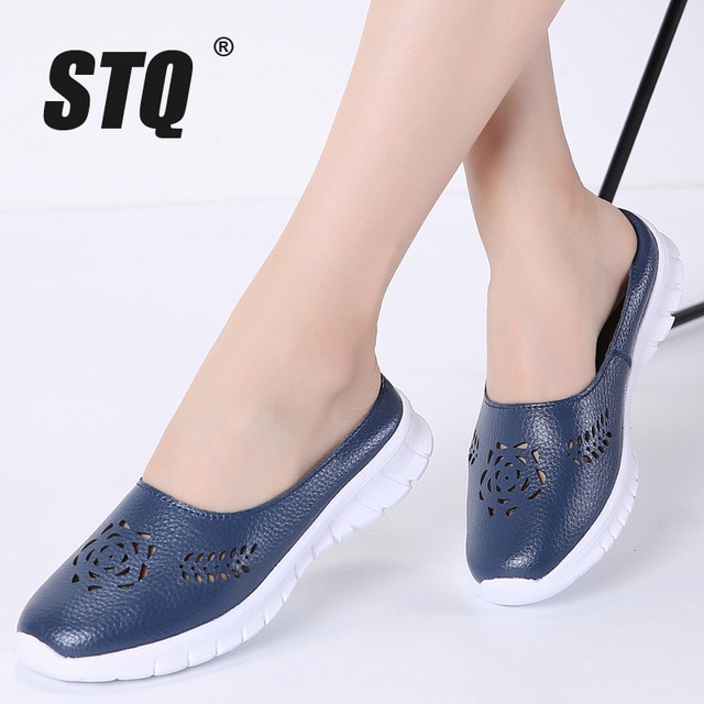 2019 Summer Shoes Slippers Women Lazy Ballet Flat Sandals Shoes Slip On Comfortable Cut-Outs Slides Sandals Flip-Flops 7733 Stq/hoodmat.com