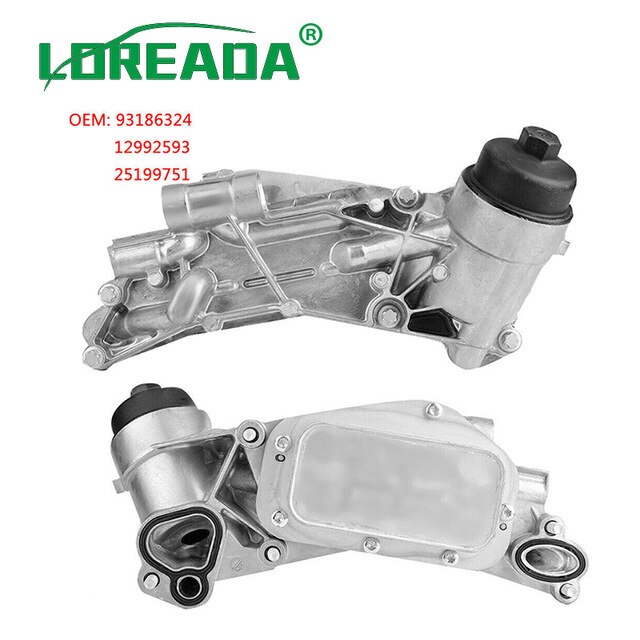 93186324 55353322 12992593 Engine Oil Cooler &Amp; Oil Filter Assembly For Opel Vauxhall Astra Zafira Mokka Insignia Zafira 1.6 1.8  Loreada/hoodmat.com