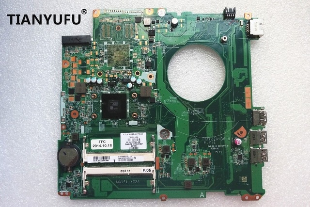 763422-501 763422-001 For Hp Pavilion 17Z-F000 For Hp Pavilion 17-F Laptop Motherboard Day22Amb6E0 Rev:E A8-6410 Tested 100%   Tianyufu/hoodmat.com