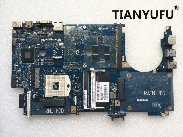 M6700 Motherboard Ddr3 Hm77 La-7933P Rev:1.0 A00 For Dell Precision M6700 Laptop Motherboard Tested 100% Work  Tianyufu/hoodmat.com