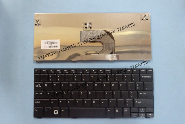 English New 1012 Keyboard For Dell Inspiron Mini 1012 Mini 1018 1012 1014 P04T Us Black Laptop Keyboard  Tianyufu/hoodmat.com