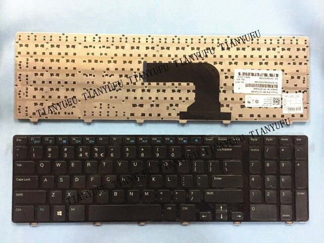 English New 3721 Keyboard For Dell 17R 3721 3737 17R-5721 N3721 N5721 5721 5737 5357 M731R 5735 Us Black Laptop Keyboard  Tianyufu/hoodmat.com