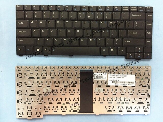 English New F3 Keyboard For Asus F2 F2J F2F F3S Z53U Z53J F3J F3U F3 Us Black Laptop Keyboard Tested 100% Work  Tianyufu/hoodmat.com