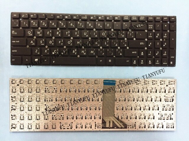 Arabic New X551 Keyboard For Asus X551 X551M X551Ma X551Mav F550 F550V X551C X551Ca  Ar Black Laptop Keyboard  Tianyufu/hoodmat.com