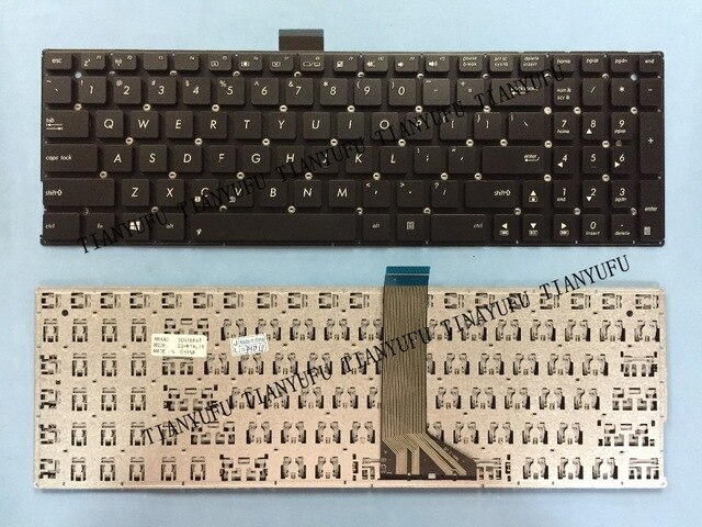 English New X553 Keyboard For Asus  X553 X553M X553Ma K553M K553Ma F553M F553Ma Us Black Laptop Keyboard  Tianyufu/hoodmat.com