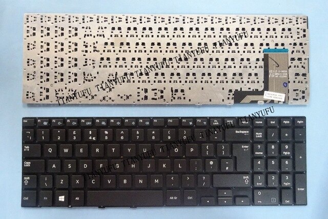 New English Np370R5E Keyboard For Samsung Np350R5E Np370R5E Np470R5E-X01 Np510R5E Uk Black Laptop Keyboard  Tianyufu/hoodmat.com