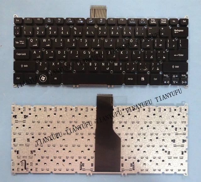 Arabic New S3 Keyboard For Acer Aspire One S3 S5 725 756 Ao725 Ao756 Ms2346 Black Laptop Keyboard Tested 100% Work   Tianyufu/hoodmat.com