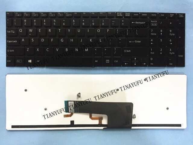 English New For Svf 15 Keyboard For Sony Vaio Fit 15 Svf152 Svf153 Svf15A Svf15E Svf15A16Cxb Svf15N17Cxb 0 Us Laptop Keyboard Tianyufu/hoodmat.com