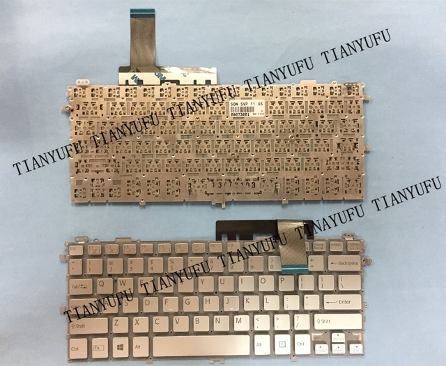 English New For Svp11 Keyboard For Sony Vaio Pro 11 Svp11 Svp112A19T Pro11 Svp112 Svp112A1Cl Svp1121 Us Laptop Keyboard Tianyufu/hoodmat.com