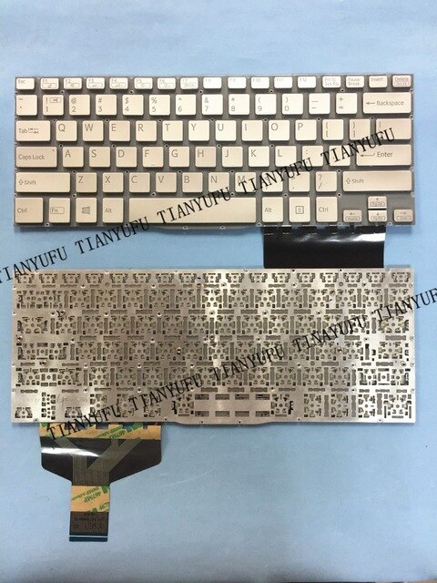 English New For Fit 13 Keyboard For Sony Vaio Fit 13 13A 13N Svf13 Svf13A Svf13N Us Laptop Keyboard Tested 100% Work  Tianyufu/hoodmat.com