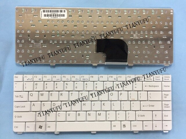 English New For Vgn-C Keyboard For Sony Vaio Vgn-C Vgn-C27 Vgn C Us Laptop Keyboard Tested 100% Work  Tianyufu/hoodmat.com