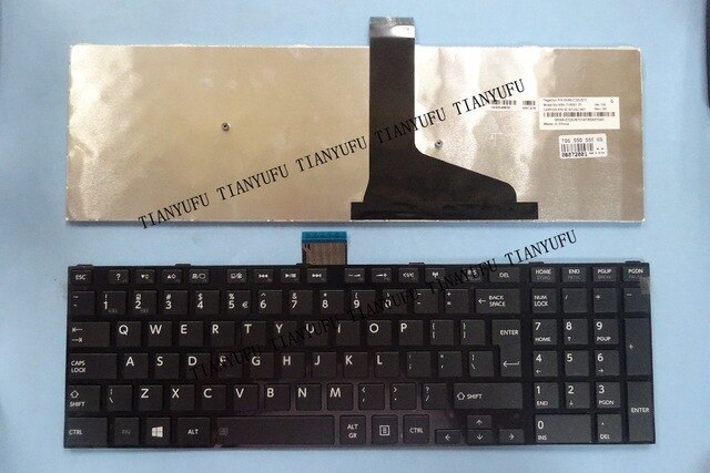 New English S50 Keyboard Original For Toshbia Satellite C50 C50D C50-A C70 C75 S50 S55 L50 L50-A L70 Ui L Enter Laptop Keyboard  Tianyufu/hoodmat.com