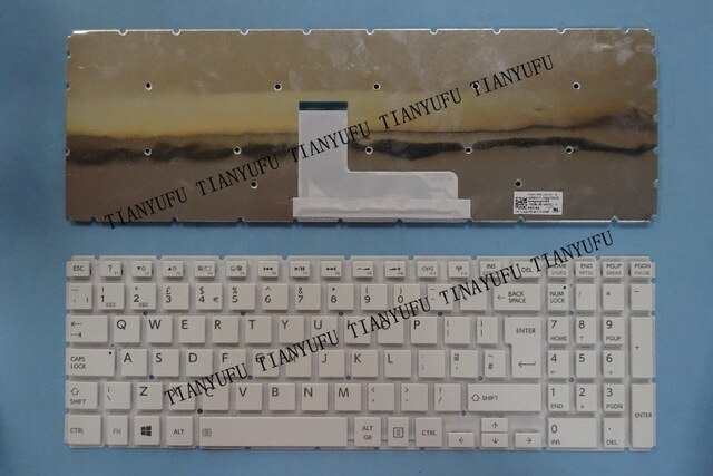 New English L50-B Keyboard For Toshbia Satellite L50D-B L50T-B L55-B L55D-B L55T-B Uk Laptop Keyboard  Tianyufu/hoodmat.com
