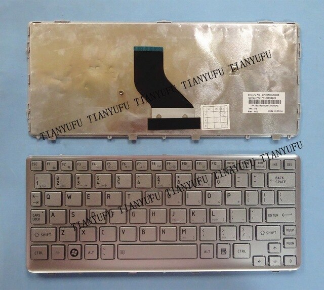 New English T210 Keyboard Original For Toshbia T210 T210D T200 T215D T215 T210-01B T210-02R Laptop Keyboard  Tianyufu/hoodmat.com