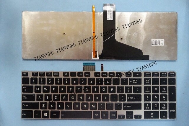 New English S50 Keyboard Original For Toshbia Satellite C50 C50D C50-A C70 C75 S50 S55 L50 L50-A L70 Ui L Enter Laptop Keyboard  Tianyufu/hoodmat.com