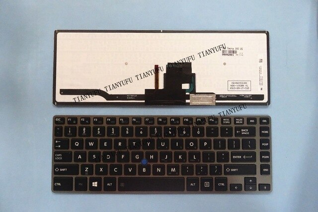 New English Z40 Keyboard  For Toshbia  Z40 Z40-A Z40-A1402 Z40-A1401 Us Laptop Keyboard Tested 100% Work  Tianyufu/hoodmat.com